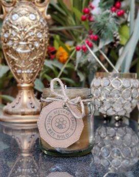 Glass Container Beeswax Candle